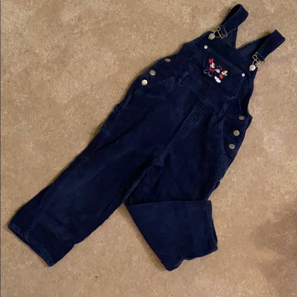 Vintage 90’s Mickey & Minnie Mouse overalls